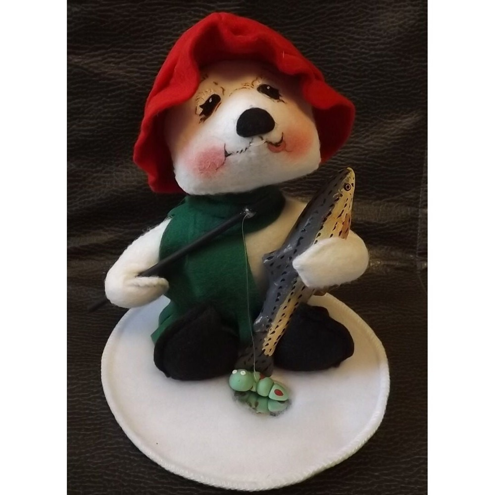 Annalee Catch of the Day Female Fisher Bear Decoration -